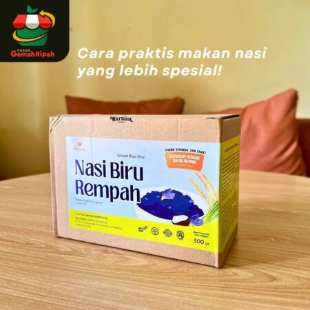 Nasi Biru Rempah  400 gr (beras) Dus
